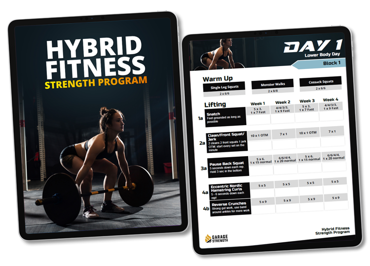 Hybrid Fitness Strength Program Garage Strength